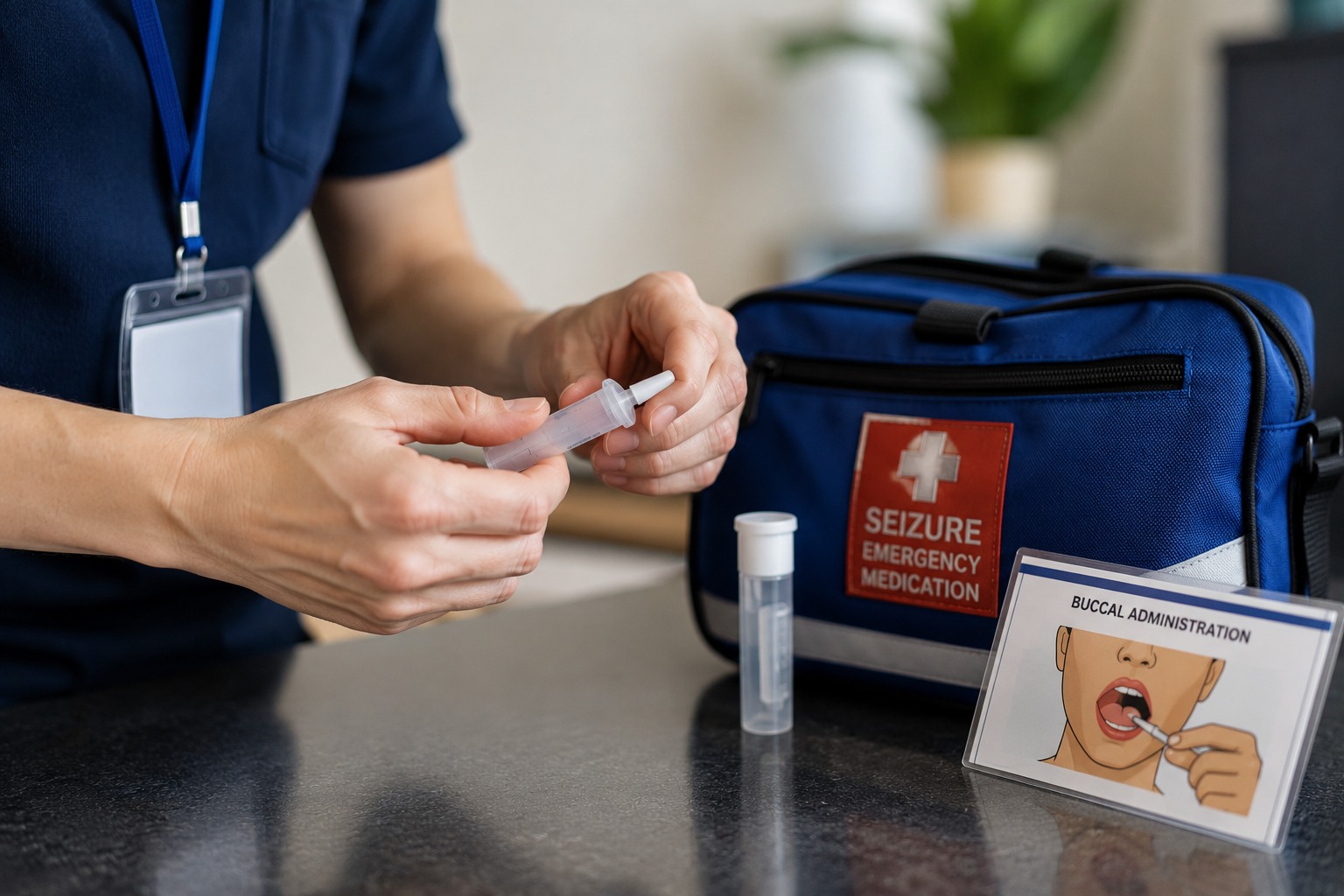 administering buccal midazolam