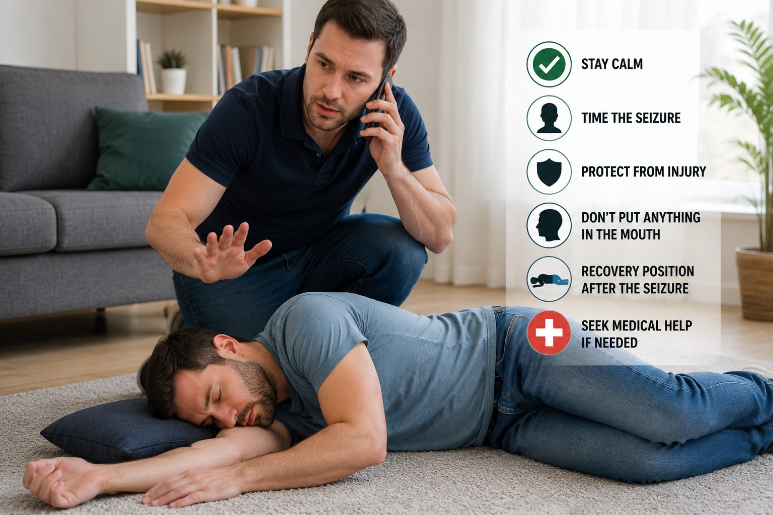 first aid for seizures