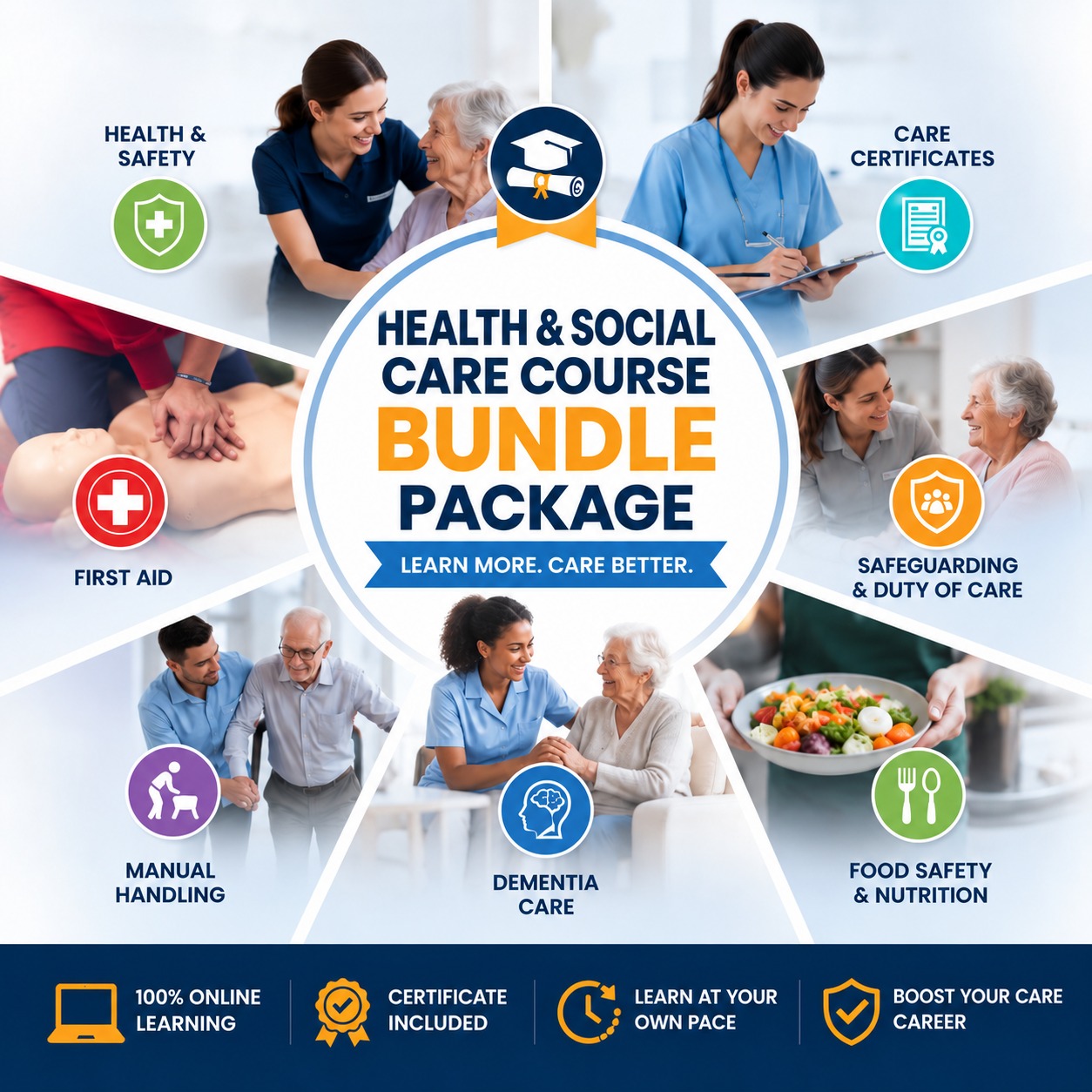 Online care course bundle package